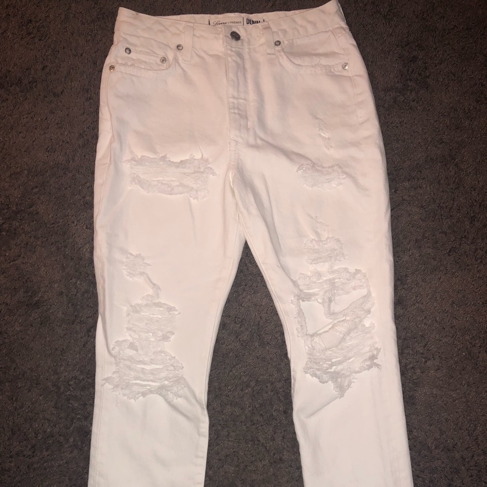 Lovers + Friends White Denim